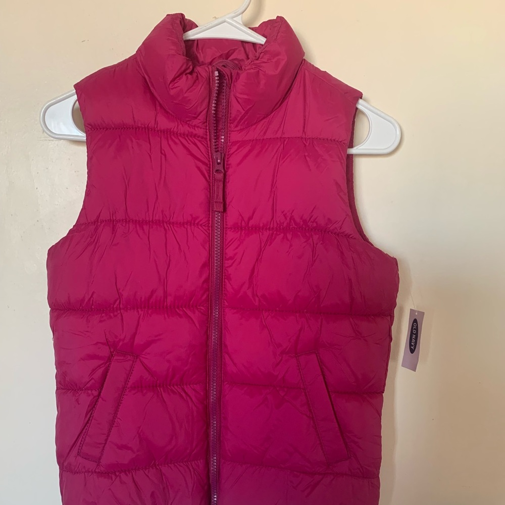 NWT Old Navy fusia pink vest
